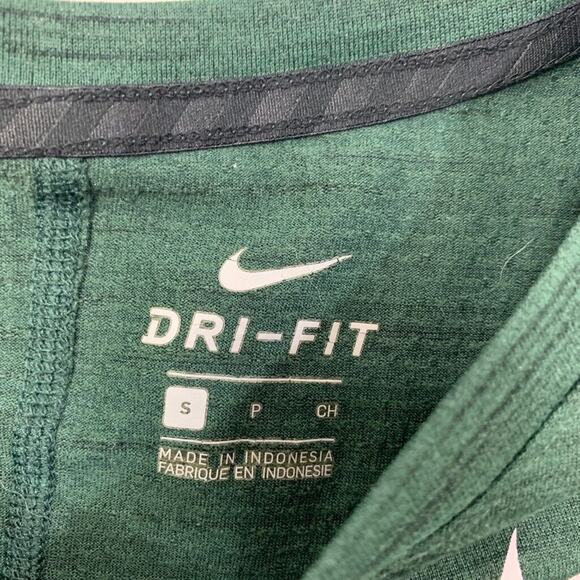 Nike Michigan State Spartans T Shirt Mens S Small Green Dri Fit Performance - Picture 5 of 12
